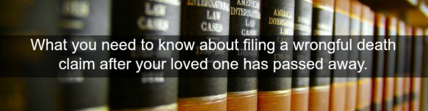 file a wrongful death claim